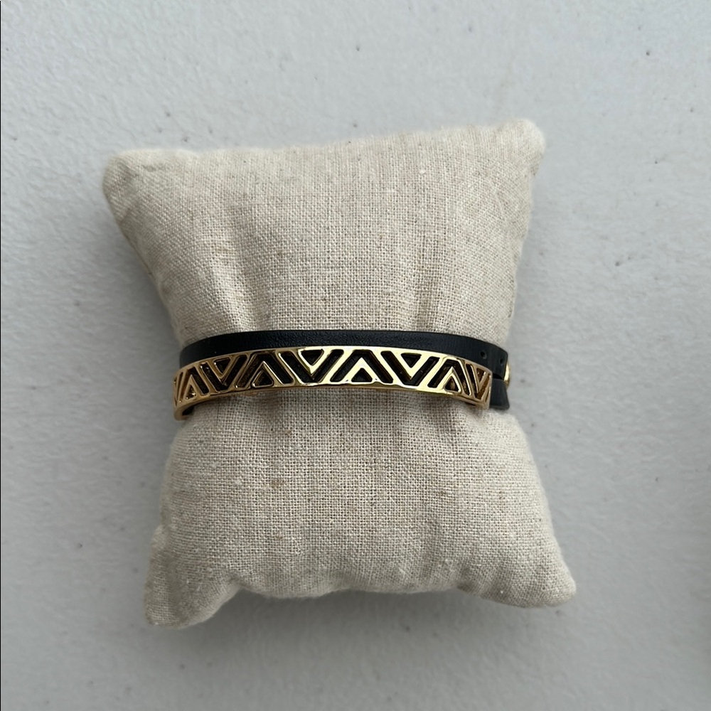 Stella and Dot Black and Gold Bracelet